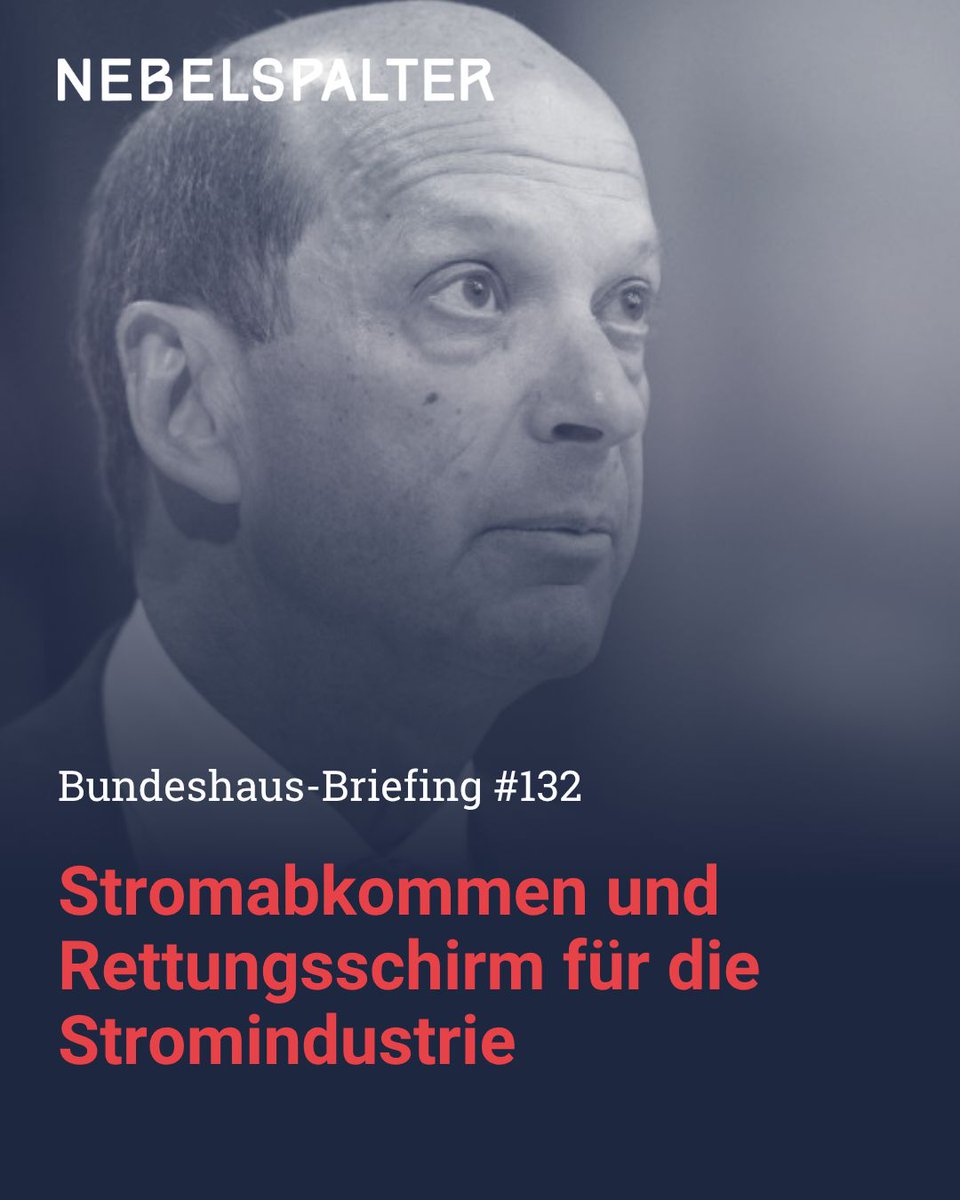 nebelspalter's tweet image. Stromabkommen und Rettungsschirm für die Stromindustrie

Zum ganzen Artikel: buff.ly/FKCqcYO 

#NebelspalterNews #Politik #SchweizerPolitik