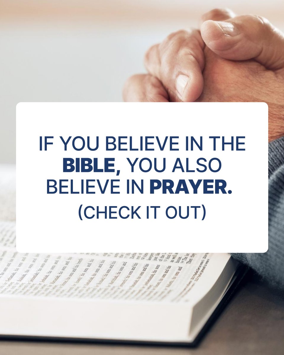 adventistchurch's tweet image. If you believe in the Bible, then you also believe in prayer. Here are 5 verses that invite us to pray as a personal connection with God, but there are many more! If you want to learn more about prayer, click here: adventist.org/beliefs/bible/…