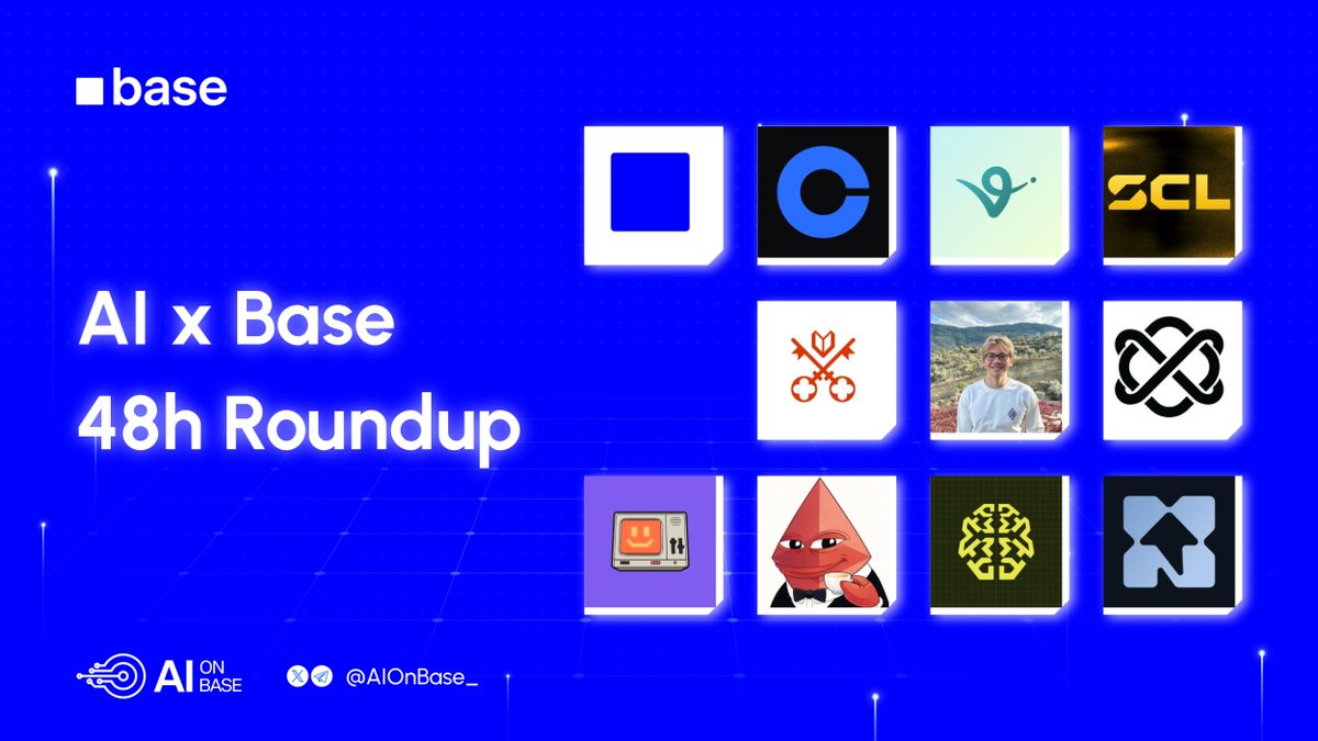 AIonBase_'s tweet image. AI x @base 48h Roundup

1/ @base selected 12 teams for batches 003 - includes AI cohort: @BlockRunAI, @Agently_AI, @FloeLabs, and @liminalcash

2/ @CoinbaseDev usage-based Upto pricing live on x402 - agents pay for actual inference and compute consumption
- CDP CLI with agent
