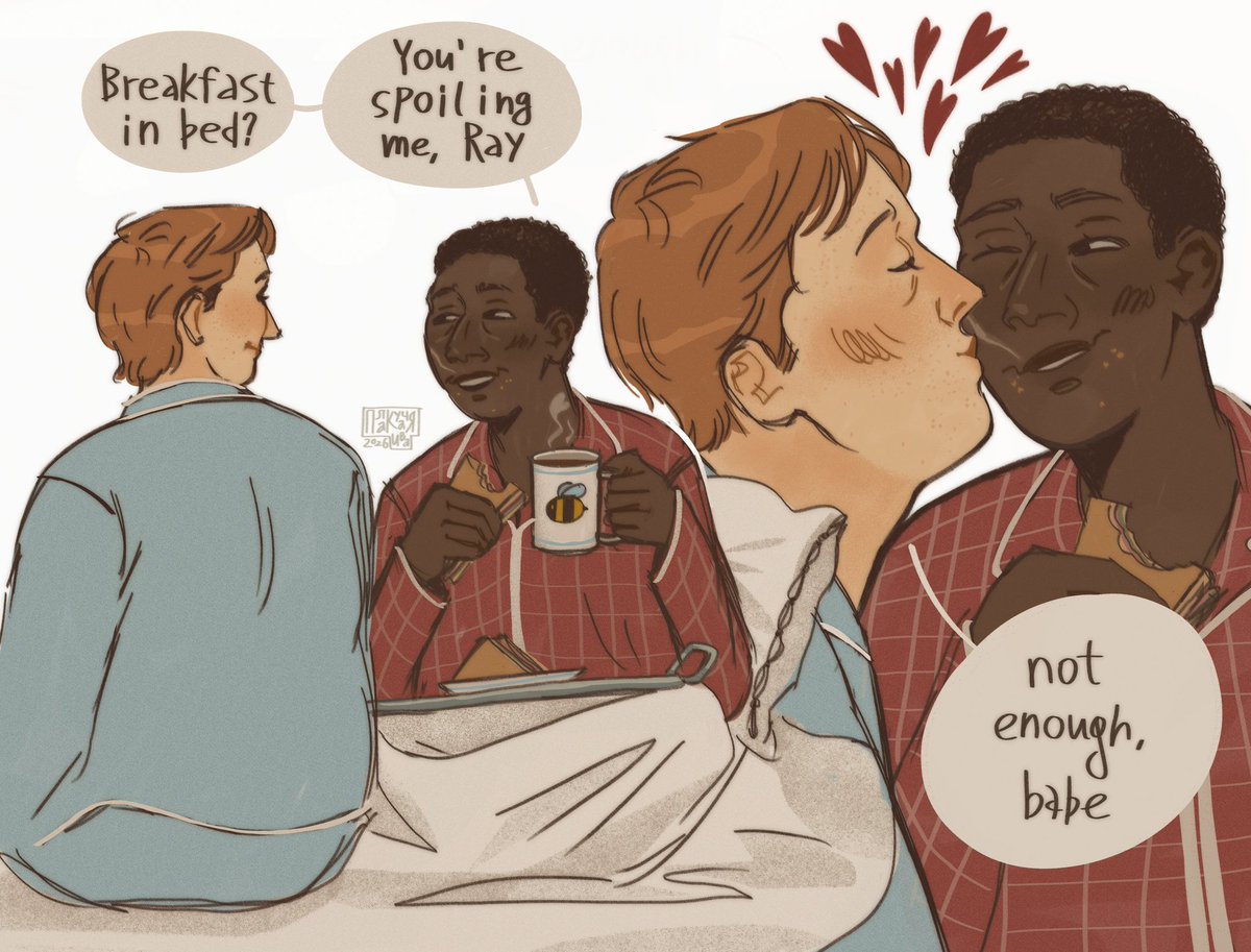 Ray just loves his boyfriend 

#gavries