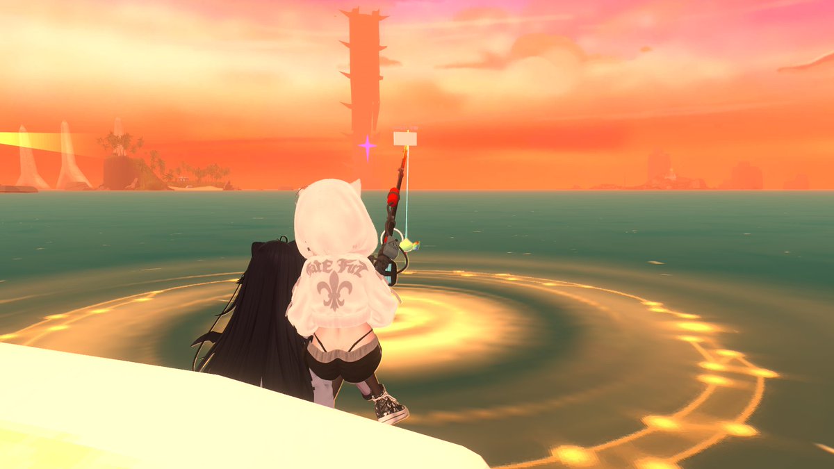 #VRChat 
Fishing