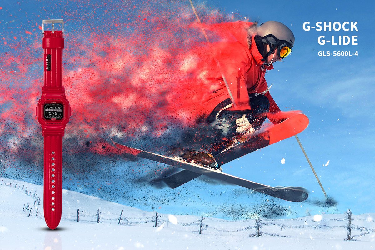 javyscasio's tweet image. The G-LIDE GLS-5600L-4 handles -20°C with ease, built for extreme winter sports.
Dual stopwatches + countdown auto-start for perfect training timing.⏱️
Glossy red enamel band looks sharp even after shredding powder.❄️🏂
#javys #GShock #GLIDE #GLS5600L4 #SkiEssential #滑雪必備