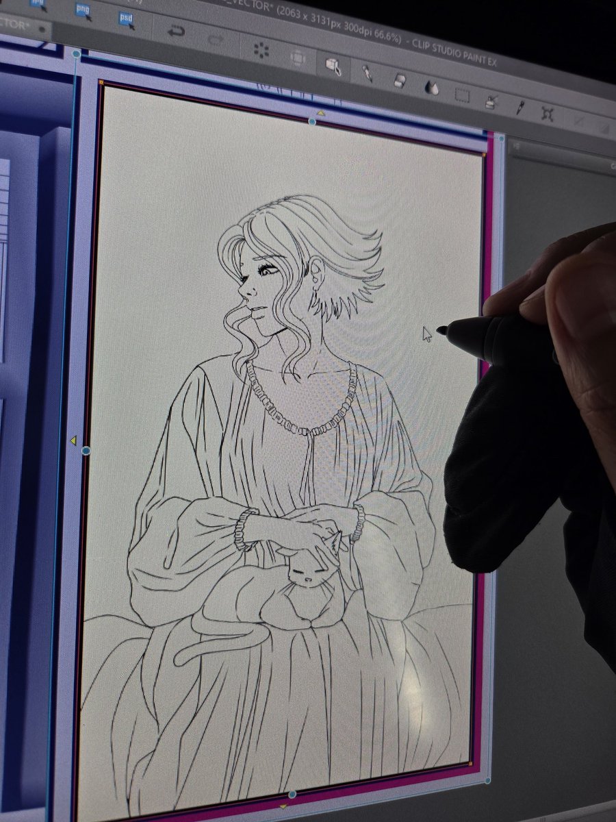 nanoaoi's tweet photo. @Hunt_Dog_Arts Drawing Gyda from @OrcofMine 🤍🙏 https://t.co/m9sSzfUF5a