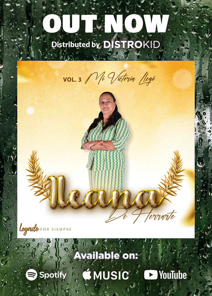 IleanadHerrarte's tweet photo. SIGUELA ESCUCHANDO EN TODAS LAS PLATAFORMAS DIGITALES ✨🤍🤍✨🇬🇹✨🙌✨

#viral #guatemala #spotify #distrokid #cdbaby #musicexplotworld #musicproduction #album #mundial https://t.co/aTmnB2O44H