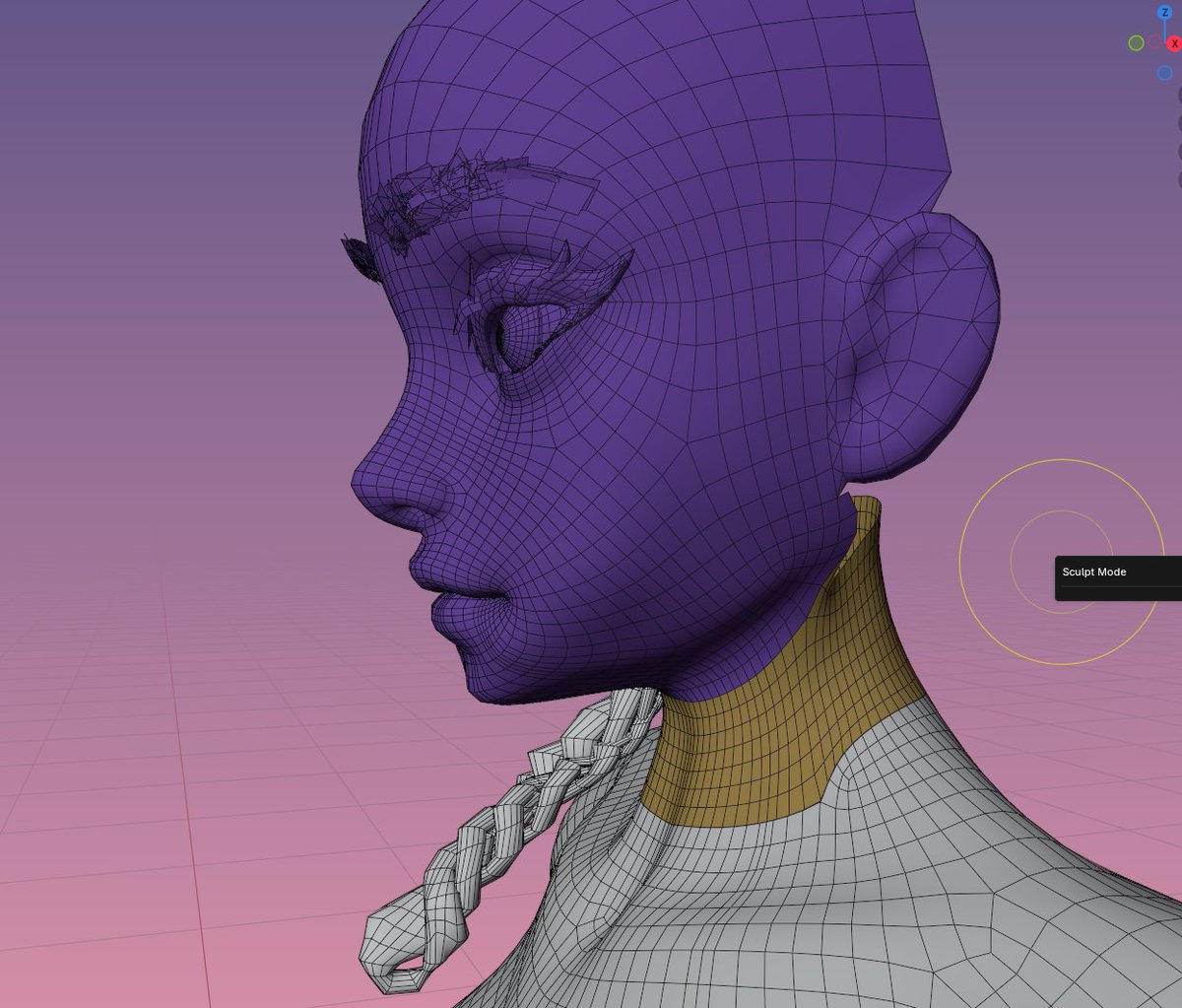 lumenarart's tweet photo. perfect topology~ https://t.co/6vMDLMZBvU
