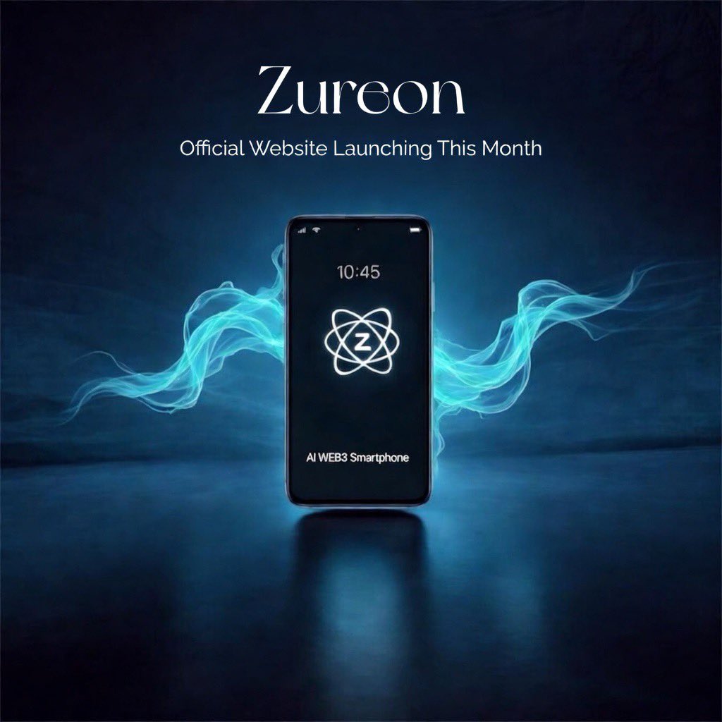 Zureon_Official's tweet photo. The Crypto-AI Smartphone.
Official website launching this month.
The gateway to true Crypto-AI mobility is almost here.
Whoโs ready for the future?
#Zureon #CryptoAI #Web3Smartphone #AISmartphone #CryptoPhone https://t.co/WGTq62MOGR