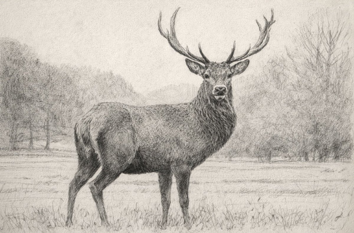 NeonBoneArt's tweet photo. 鹿を描いてみました🦌
すっとした顔立ちがカッコいい！

I drew a deer 🦌
Its sleek face looks so cool！
#鹿イラスト #動物イラスト #art #illustration #drawing #deer #animalart #sketch #traditionalart #フォロバ100 https://t.co/OAB6QyUwGY