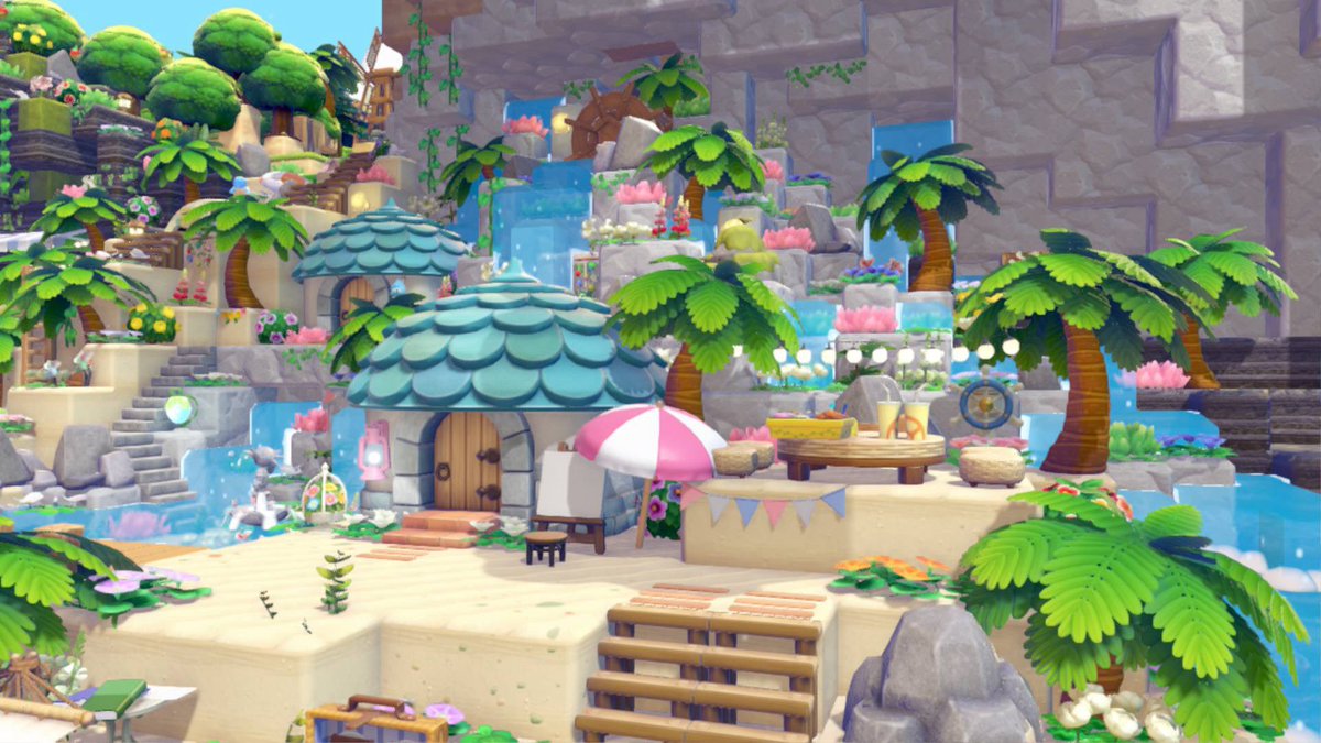 hydn_ngn's tweet photo. Next up is water! 🏖️💞 #pokopia https://t.co/ExX4OjPnhr