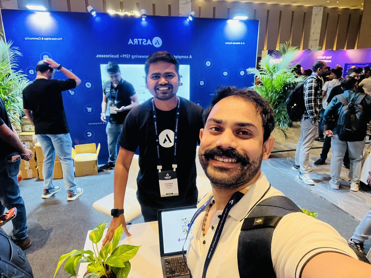 mani_neeraj's tweet photo. I’m at the @AstraWP booth at WordCamp Asia! Loving the swag and the vibes 🎉
#AstraWP #WordCampAsia https://t.co/QQnWeqi3Ch