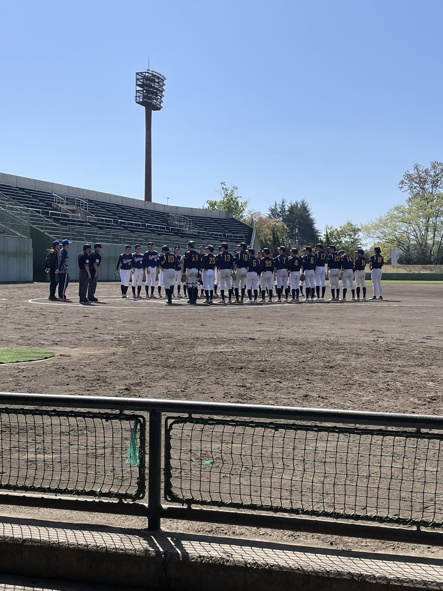 jichibaseball's tweet photo. 4月11日 春季リーグ戦
vs 埼玉大学

埼玉大            |10001330│ 5
自治医大        |0000922×│ 11

本日は埼玉大学と対戦しました！
先制されるも5回裏に逆転し、流れをつくり勝利することができました✨️
明日も埼玉大学と対戦します！
応援よろしくお願いします🙇🏻‍♀️ https://t.co/FkcOcTX06e