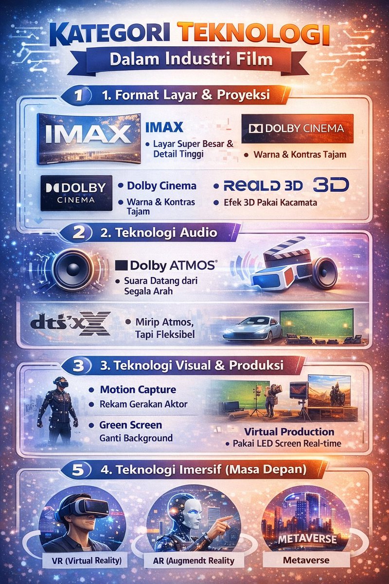 makinkitatinggi's tweet image. Kategori Teknologi dalam Industri Film.. 

#lateralthinking #knowledgewisdom