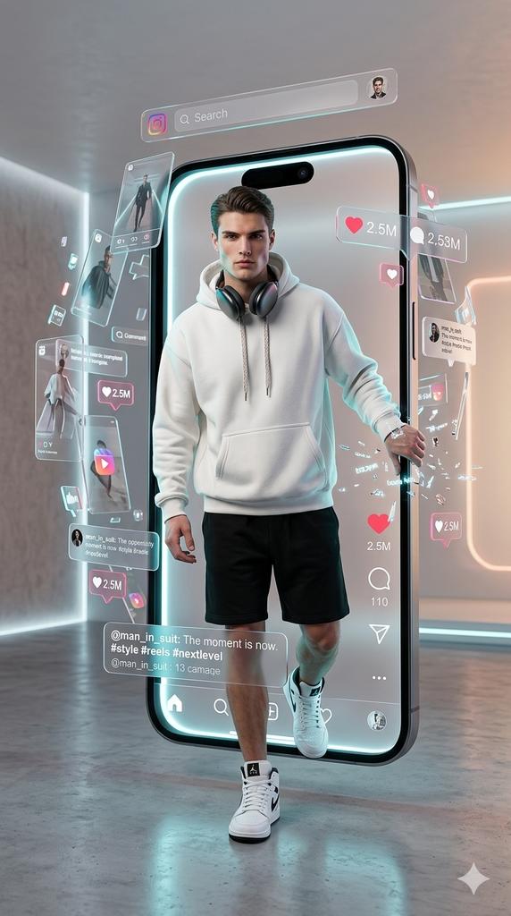 Ozayrr_irl's tweet image. Creativity in the Digital world✨

Images on Google Gemini Nano Banana Pro.

PROMPT ⤵️

"Generate an ultra-realistic, cinematic portrait of the man in [image_0.png], ensuring his exact face, skin tone, hairstyle, and physical appearance are preserved with no changes. He is