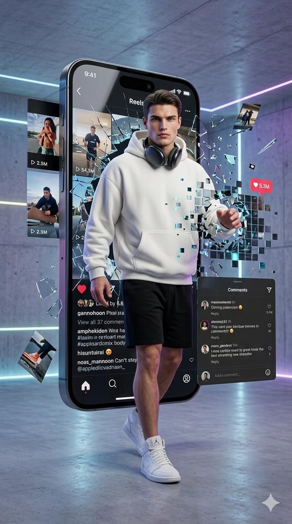 Ozayrr_irl's tweet image. Creativity in the Digital world✨

Images on Google Gemini Nano Banana Pro.

PROMPT ⤵️

"Generate an ultra-realistic, cinematic portrait of the man in [image_0.png], ensuring his exact face, skin tone, hairstyle, and physical appearance are preserved with no changes. He is