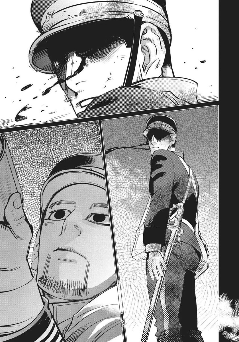 daily golden kamuy panel | MAJOR SPOILERS FOR GK tweet media