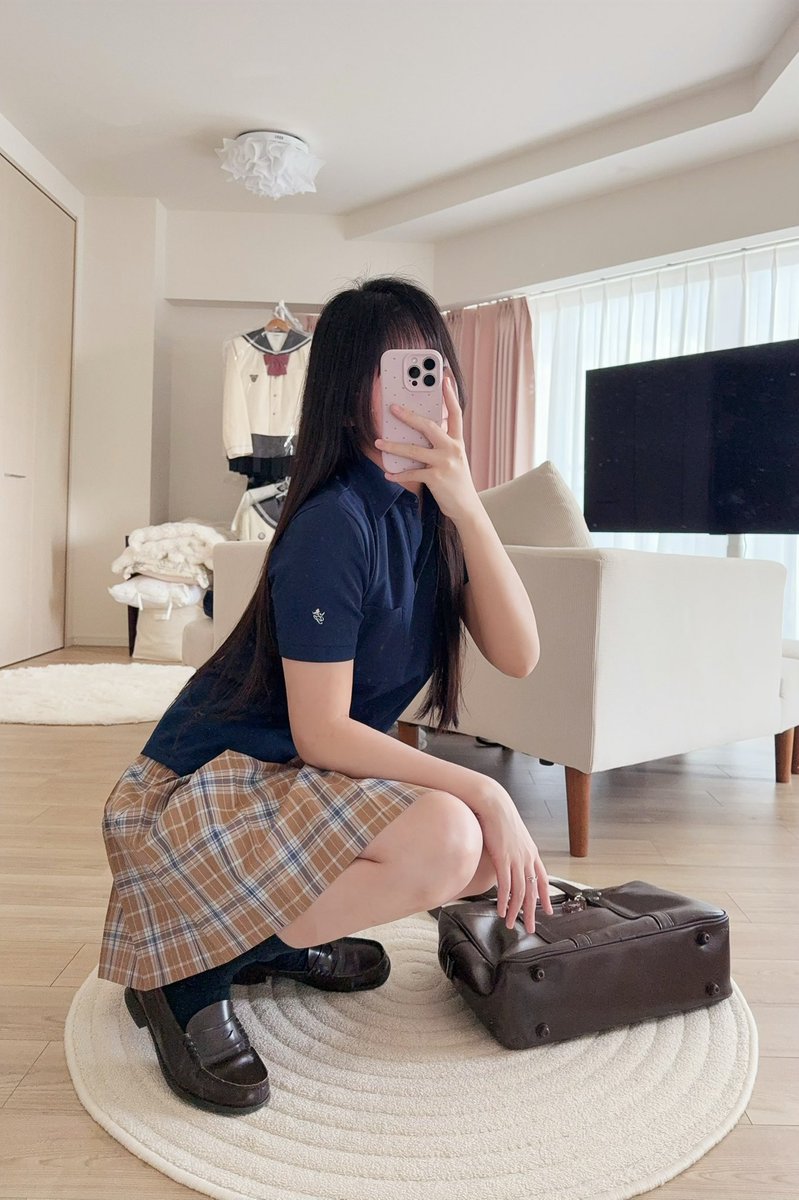 sailortonkatsu's tweet image. ポロシャツ制服