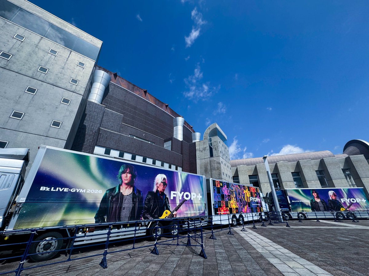Bz_Official's tweet image. 【#Bz】B’z LIVE-GYM 2026 -FYOP＋- at SUNDOME FUKUI

#LIVEGYM2026
#FYOPplus
#Fukui