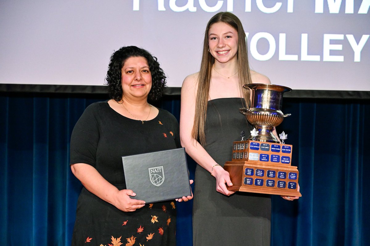 naitooks's tweet photo. Rachel Mallett has been named the NAIT Ooks Female Athlete of the Year 🏆

After an outstanding season with the women’s volleyball team, Rachel’s hard work, consistency, and impact on the court have earned her this well-deserved recognition.

Congratulations, Rachel #ooksNAITion https://t.co/BeiL3elZeM