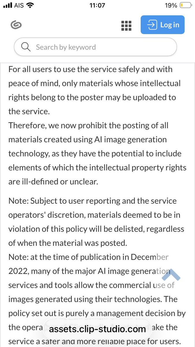 เพิ่มเติม Assets ในคลิปสตู

คลิปสตูอนุญาตเฉพาะ Assets ที่ผู้อัปโหลดเป็นเจ้าของลิขสิทธิ์เท่านั้น และไม่อนุญาตให้อัปโหลดสิ่งที่เกิดจากการเจนเไที่ไม่ชัดเจนด้านสิทธิในการใช้งาน กรณีใช้เไที่สามารถใช้เชิงพาณิชย์ ขึ้นอยู่ดุลยพินิจของคลิปสตูภายใต้นโยบายการเป็นพื้นที่ปลอดภัยและน่าเชื่อถือ