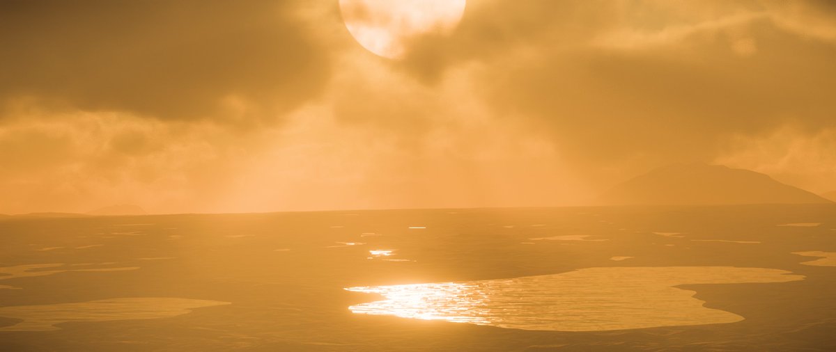 ArmageddonSpeak's tweet photo. passing through sunset on bloom #StarCitizen #virtualphotography #VPSupport #scscreenshot https://t.co/gy5KRmuah9