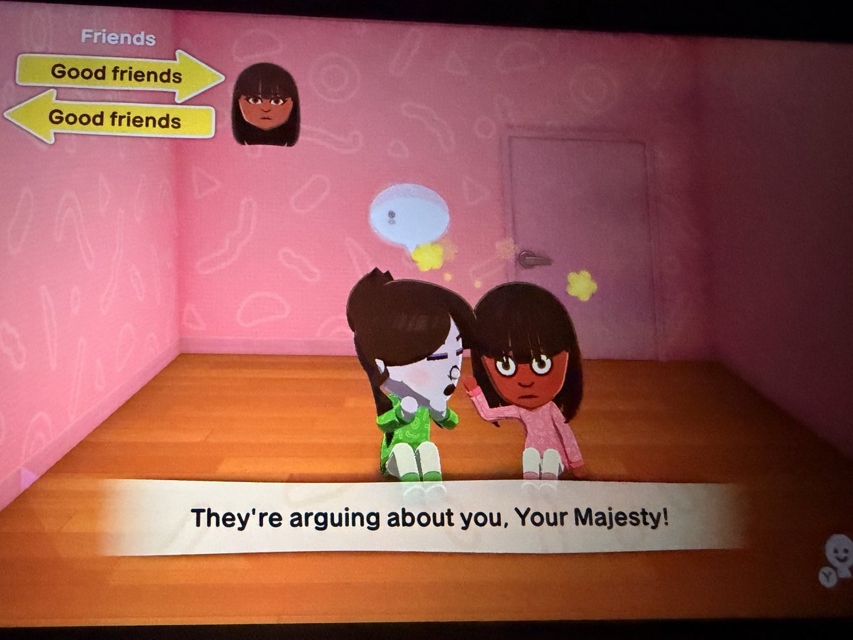 these two gossips better not be chatting shit abt me 😧😫 #tomodatchilife