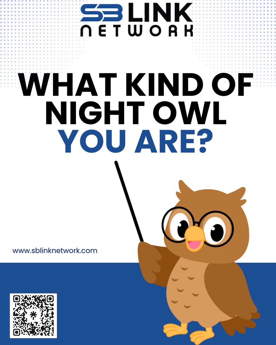 sblinknetworkpk's tweet image. Aap ka internet personality kya hai? 👀 
Comment kerein or bataiyen ap kon se night owl hain😃

#SBLinkNetwork #InternetProblems  #WiFiLife