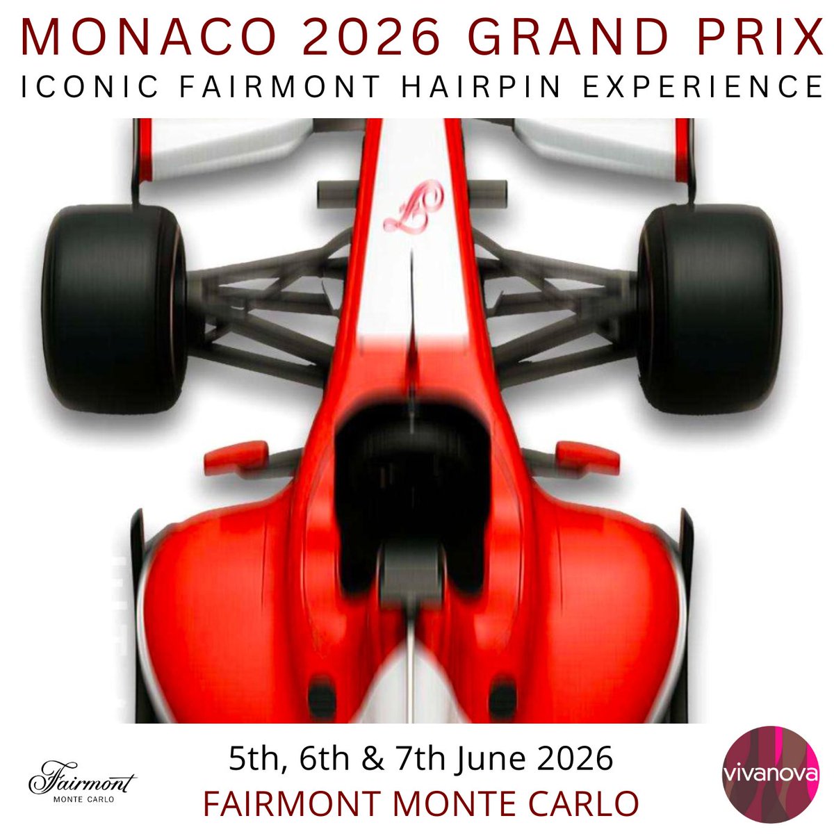 clubvivanova's tweet image. 🏁 The energy. The elegance. The hair-raising thrill of the Grand Prix.

🇲🇨 Join Club Vivanova in Monaco for an extraordinary 2026 Grand Prix experience:
clubvivanova.com/events

#MonacoGP #ClubVivanova #LuxuryEvents #GrandPrixExperience #FineWine #WineTasting #Networking