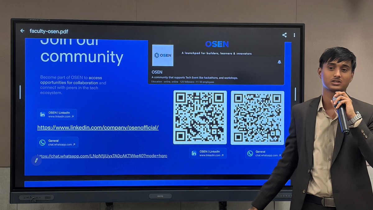 osenofficial's tweet image. ✨ Successfully Wrapped Up | Oscillation 3.0 

📍 TCET, Mumbai

A powerful blend of hackathon + project presentations 💡
In collaboration with OCSG &amp;amp; @mastra 🤝
#workshop #event 
#tech #developer