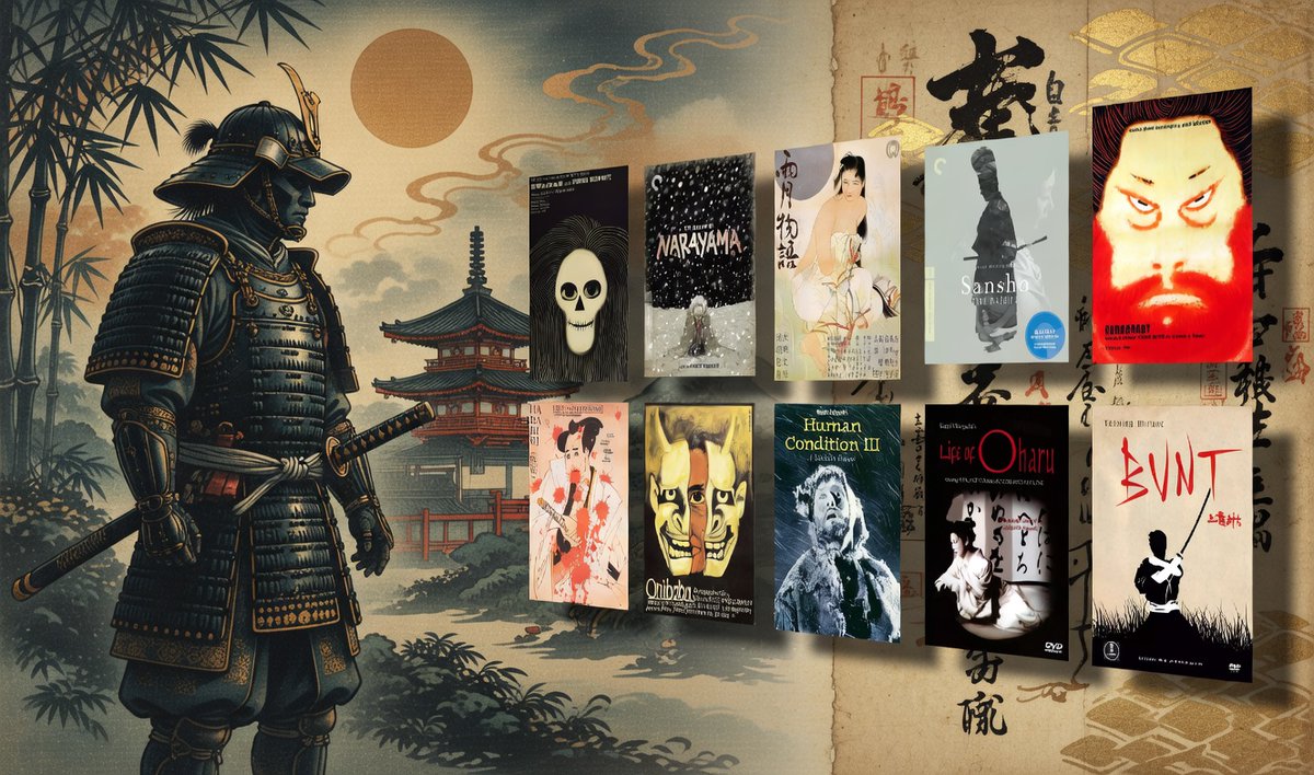 Masterpieces of Japanese cinema 

Classification of masterpieces of Japanese cinema. A ranked list, although in most cases it simply highlights what is most worth watching without distinguishing differences in quality. #Cinephile #cinema 
filmweb.pl/lista/11690
