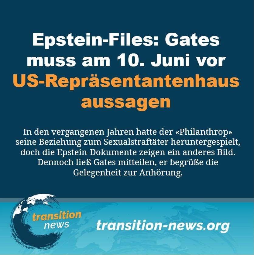 daniel_gugger's tweet image. 888 Der Termin steht offiziell fest. 

Bill #Gates wird am 10. Juni 2026 vor dem Aufsichtsausschuss des US-Repräsentantenhauses aussagen müssen. 

Die #Anhörung ist Teil der #Untersuchung zu Jeffrey Epsteins Menschenhandel und Finanzverbrechen.

Weiterlesen ...