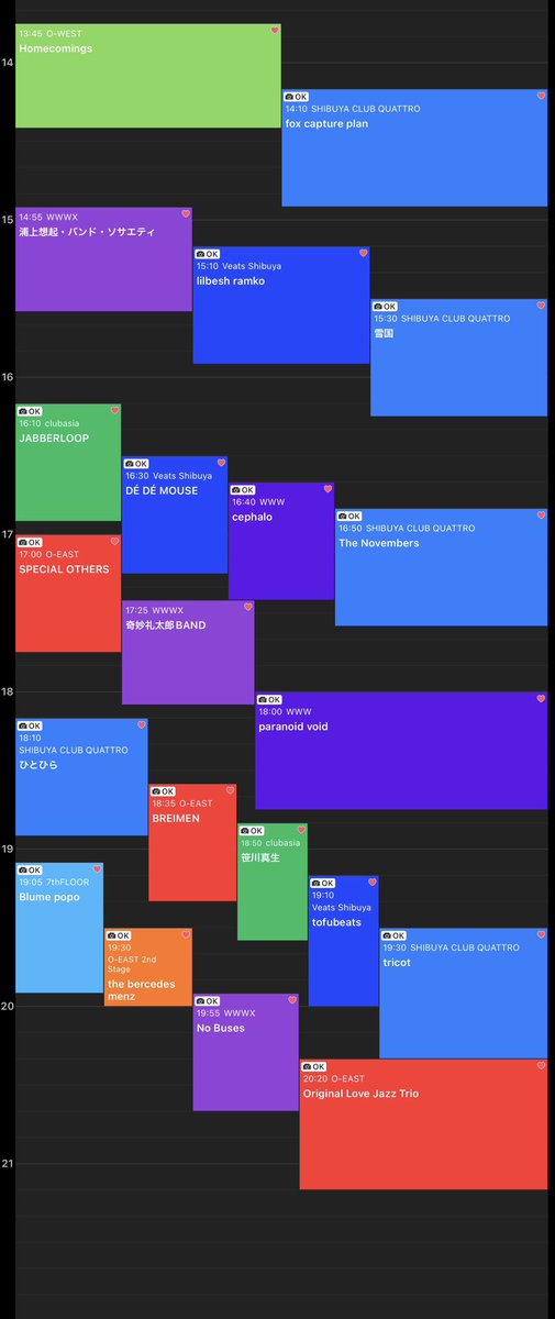 今日はシンクロニシティ
被りすぎて終わり
リストバンド混みすぎてホムカミ見られないかも