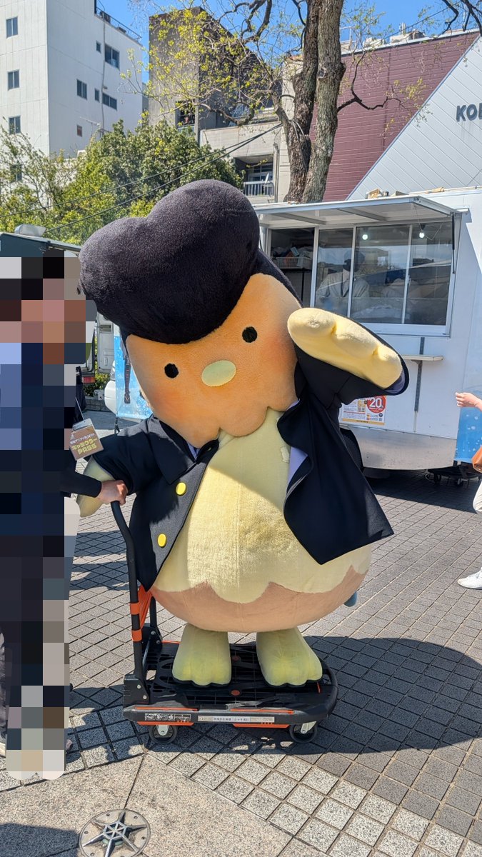 【番外編】これは台車で運ばれていく南国市のPRキャラクターしゃも番長さん