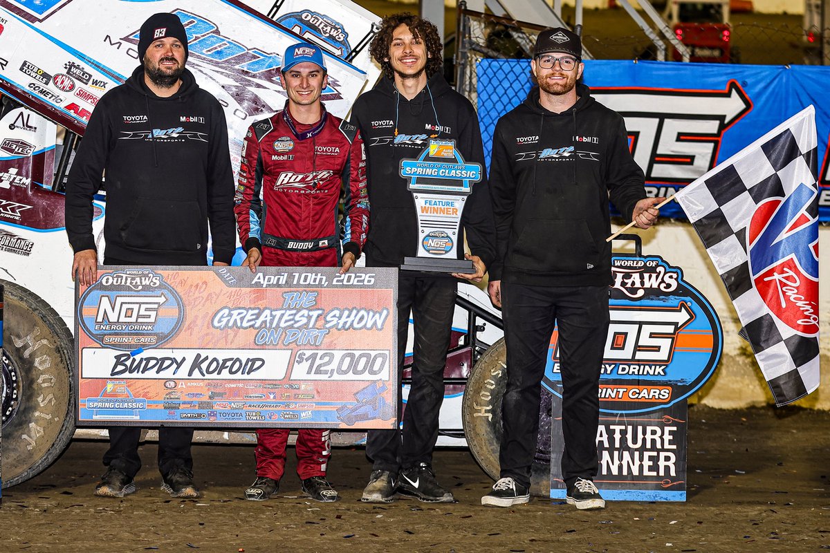 RothMotorsports's tweet photo. Make it three on the season and back-to-back trips to victory lane! 🏁
Momentum is high… and we’re back after it tomorrow.

#rothmotorsports #toyota #mobil1 #buddykofoid #woosprint https://t.co/JbAcLw6vST