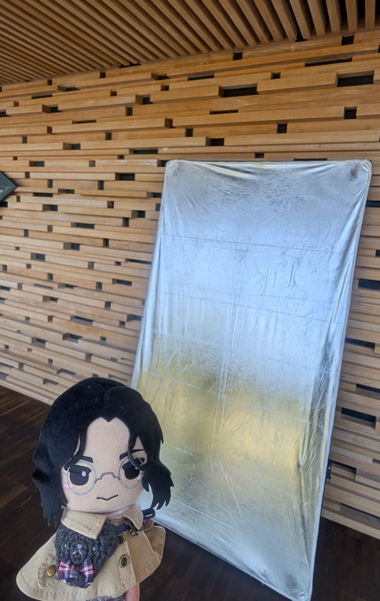 高知城博物館3階のレフ板くんだよ