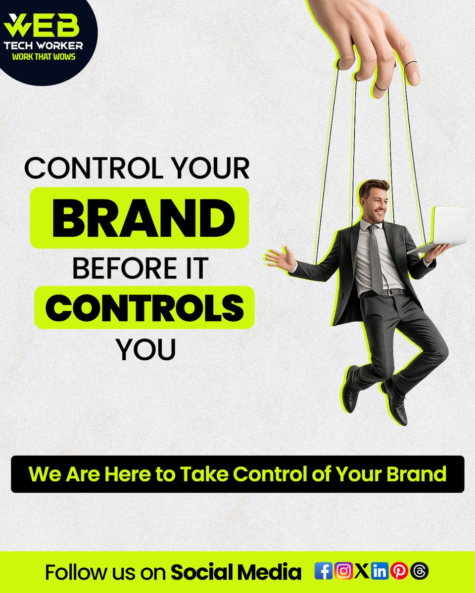 webtechworker's tweet image. Take Charge of Your Brand Before It Takes Charge of You

Your brand is your identity—don’t let it define you without your control. Build a strong presence, shape your message, and create an impact that speaks for you.

#WebTechWorker #Branding #DigitalMarketing #PersonalBrand