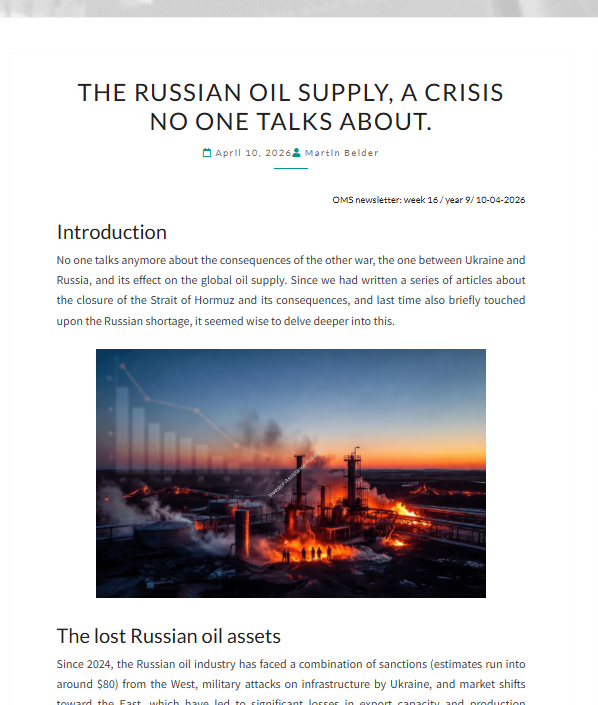 Beleggershulp's tweet image. The oil crisis that nobody is talking of, please read our article on beleggershulp.nl
. Please take a free subscription to our newsletters service #oil #investing #stocks