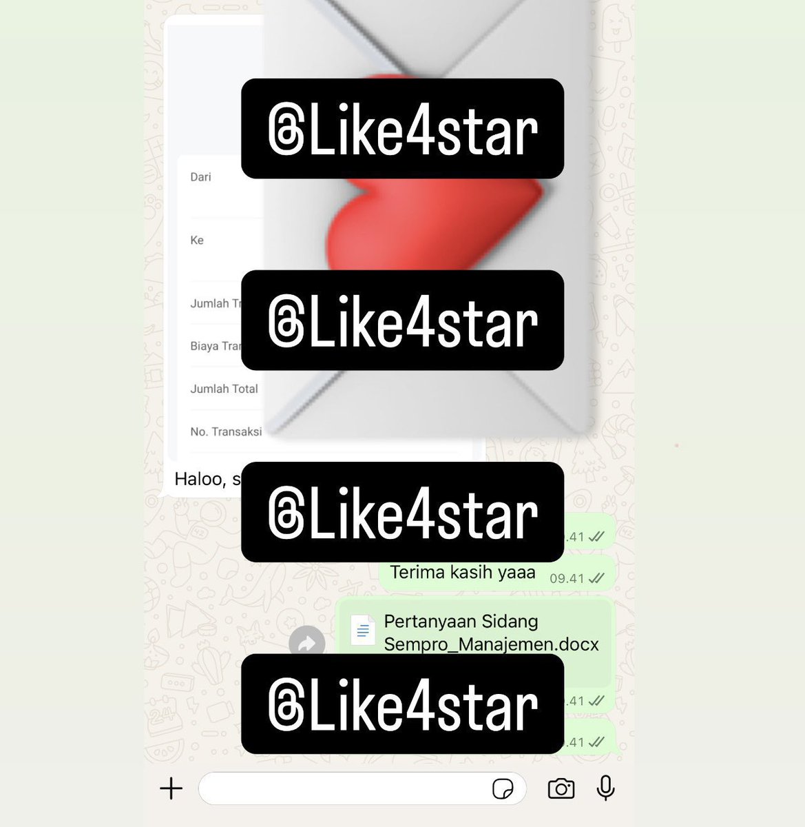 Joki skripsi / joki proposal / joki skripsi murah / joki tugas akhir / joki metopen / Joki tugas terpercaya / joki murah

Joki pertanyaan sidang / joki pertanyaan sempro. Thanks sudah order ya kak.. <a href="/Like4star/">Joki Tugas 5 Ribu / SD SMP SMA KULIAH S1 - S2</a> 1000% trusted🔥🔥😎
#zonauang #jokitugas #jokiskripsi #jokimanajemen