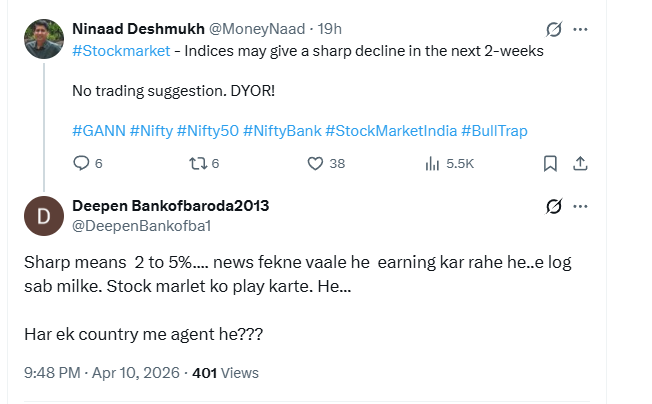 MoneyNaad's tweet image. Kya mast mast title milte hai mujhe😂. Feb me "Chor" (When I warned about a sharp decline). Abhi "Agent"🤣

Kabhi achha bhi mila tha- 2022 me "Best Gann Analyst"

#CHOR #AGENT #GANN #Stockmarketindia #Nifty #NiftyBank