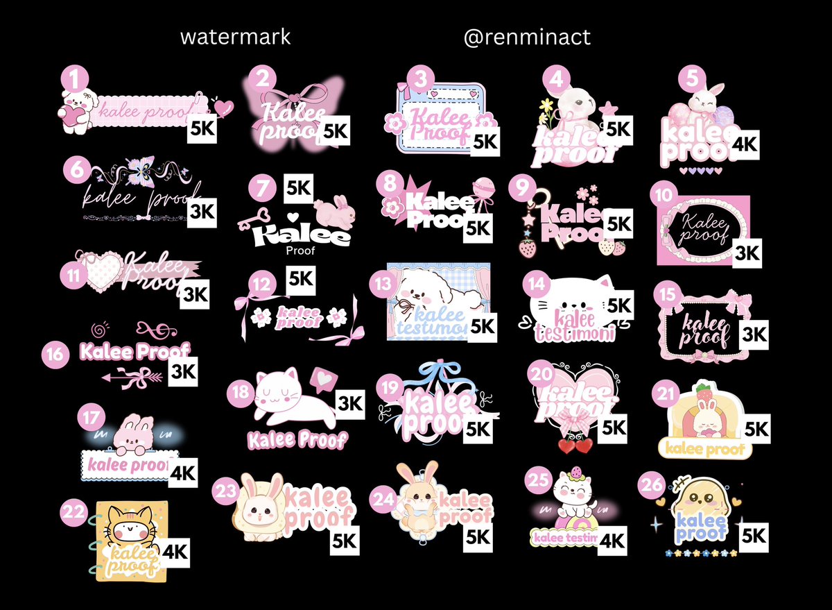 Kalee watermark jasa desain tweet media