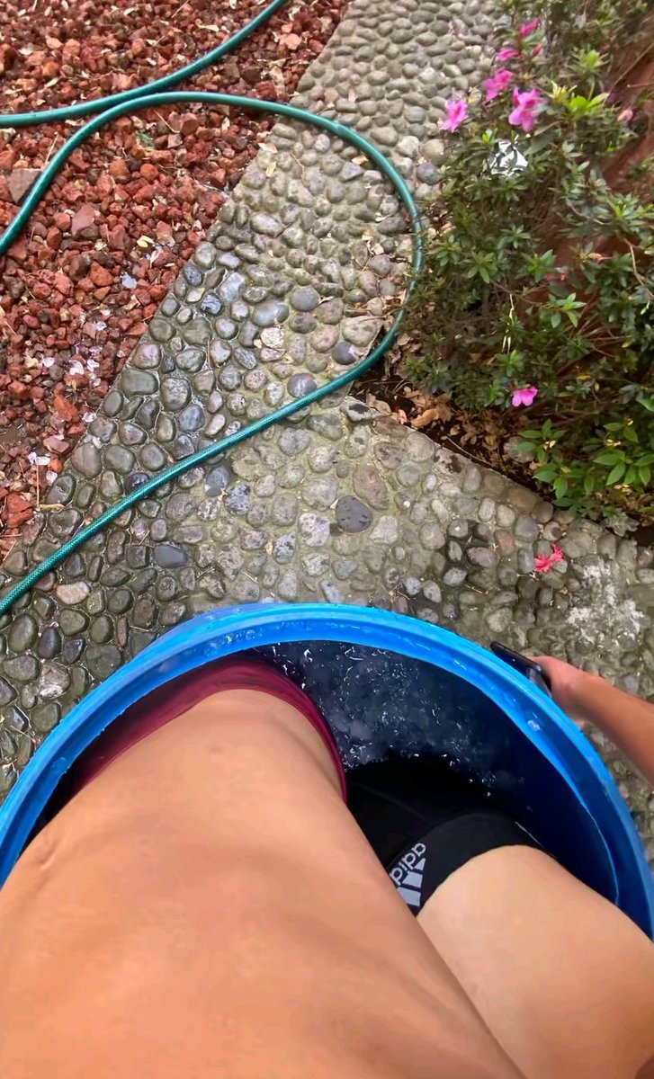 Pues después de entrenar toca enfriamiento juntos