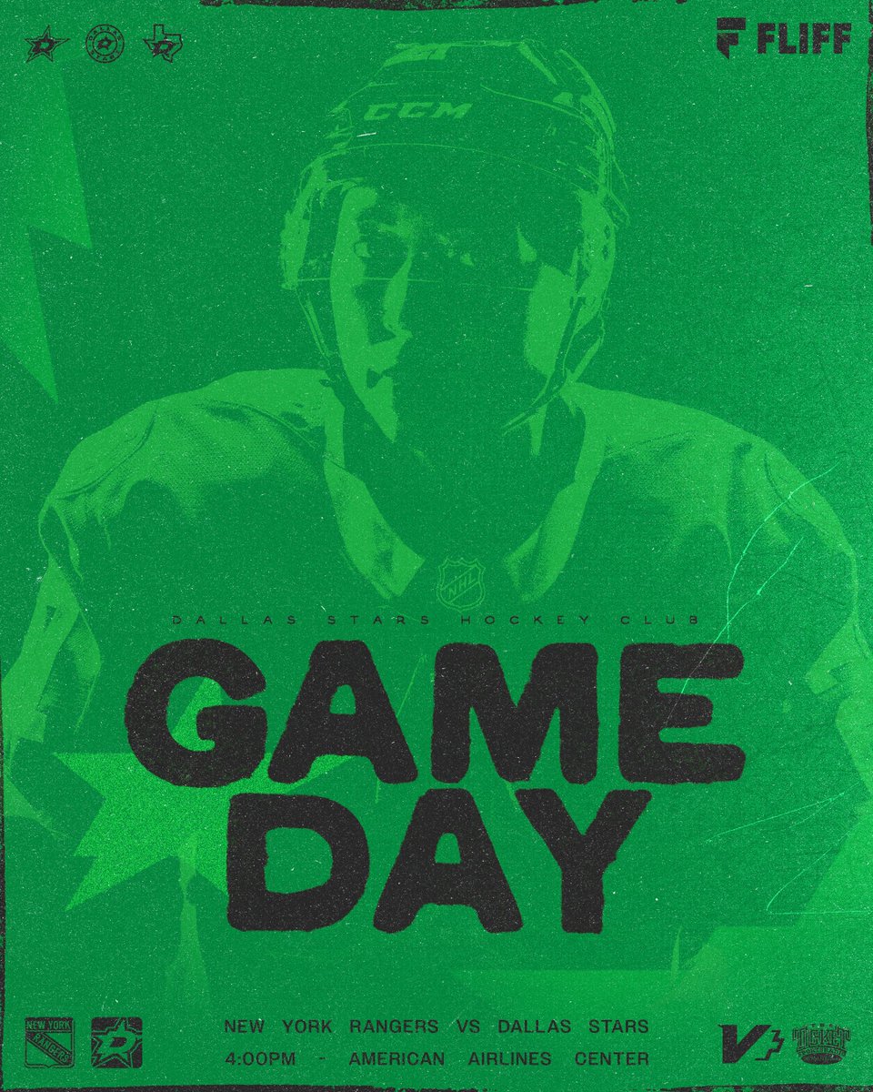 DallasStars's tweet photo. It's time for Fan Appreciation Night 🙌

🆚 New York Rangers
⏰ 4:00pm CT
📍 @AACenter 
📺 @victoryplustv 
📲 https://t.co/Rzr50NzsDE
📻 @dfwticket 

@fliff | #TexasHockey https://t.co/25gMZPoiaY