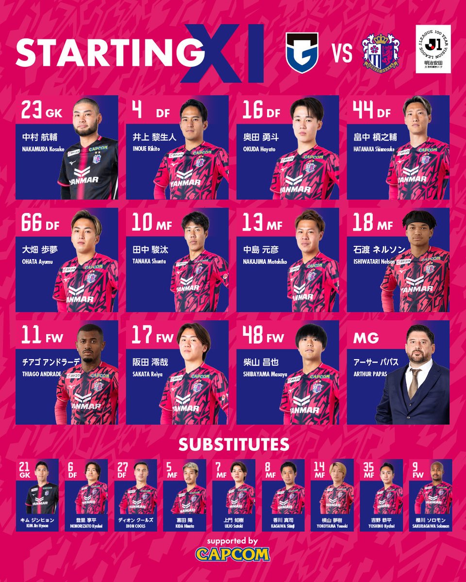 セレッソ大阪オフィシャル tweet media