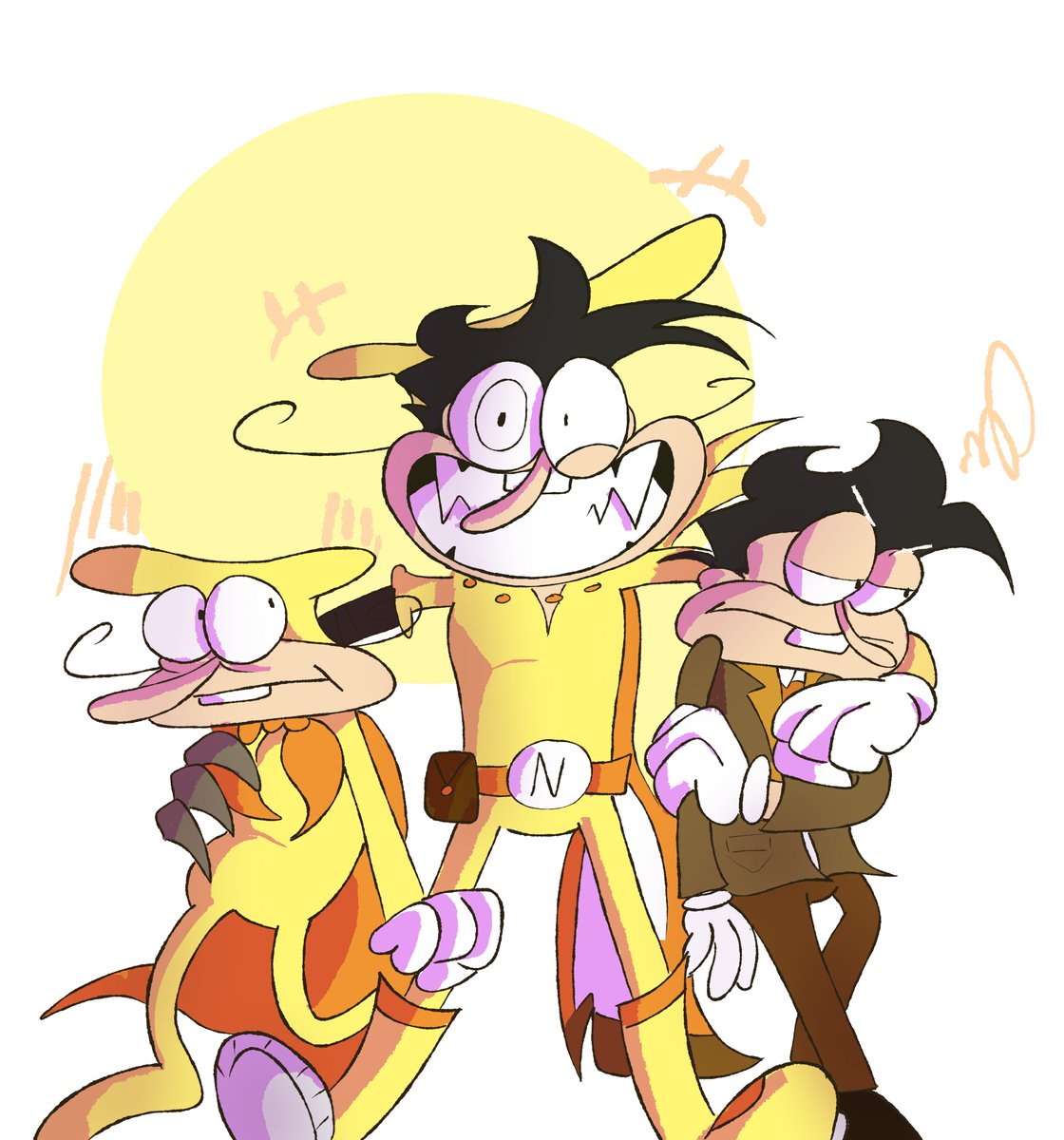NZero32's tweet photo. A couple of Pizzapocalypse Noise's art dump while I'm working on the Peppino's prologue
#pizzatower #TheNoise #pizzapocalypseAU https://t.co/GluBgKv6gs