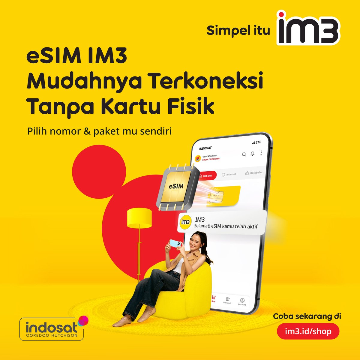 IM3 Care tweet media