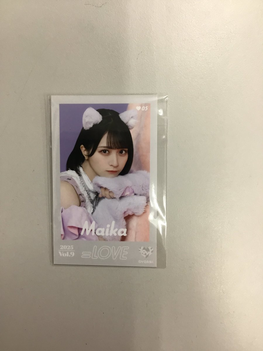 LOVE 佐々木舞香ちゃん ミニフォトカードレア入荷です！！