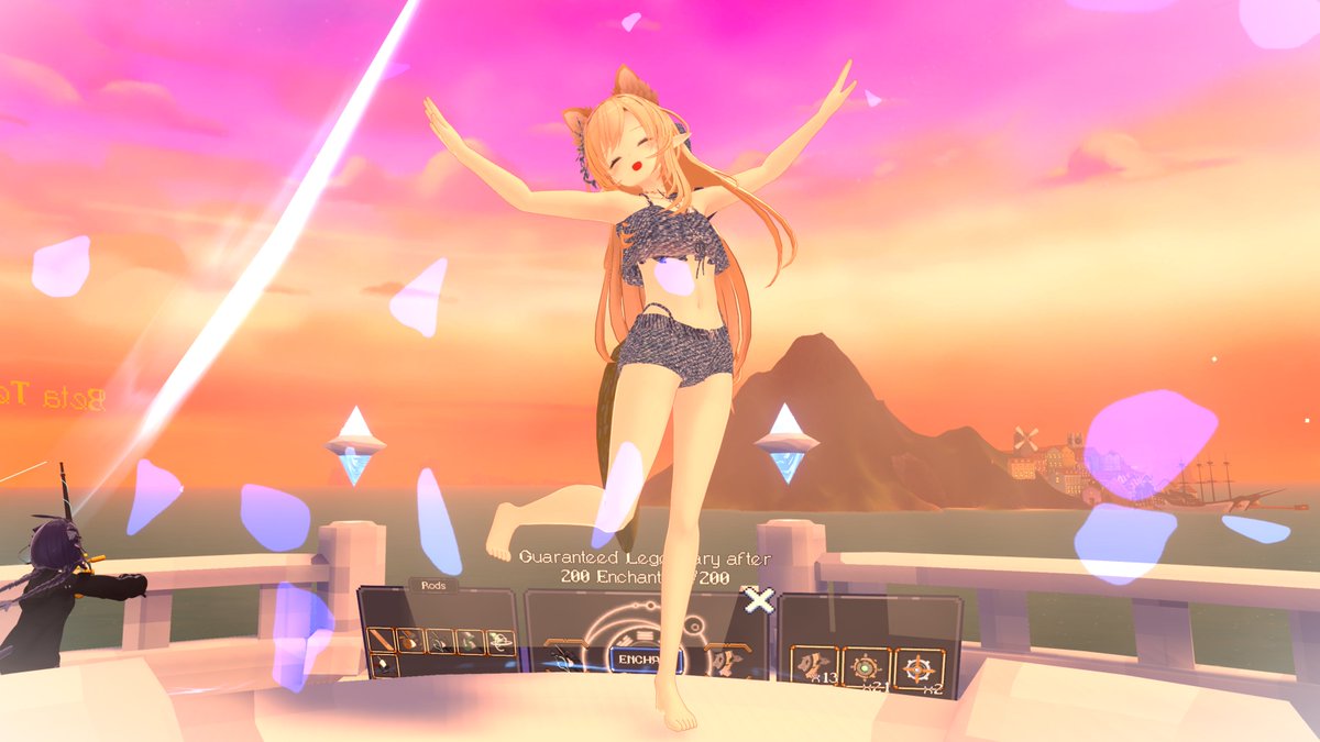 yarrepann's tweet image. きのうの #FISH やれこフルトラでいろいろポーズとってみました、エンチャのお立ち台で踊ってましたｗ