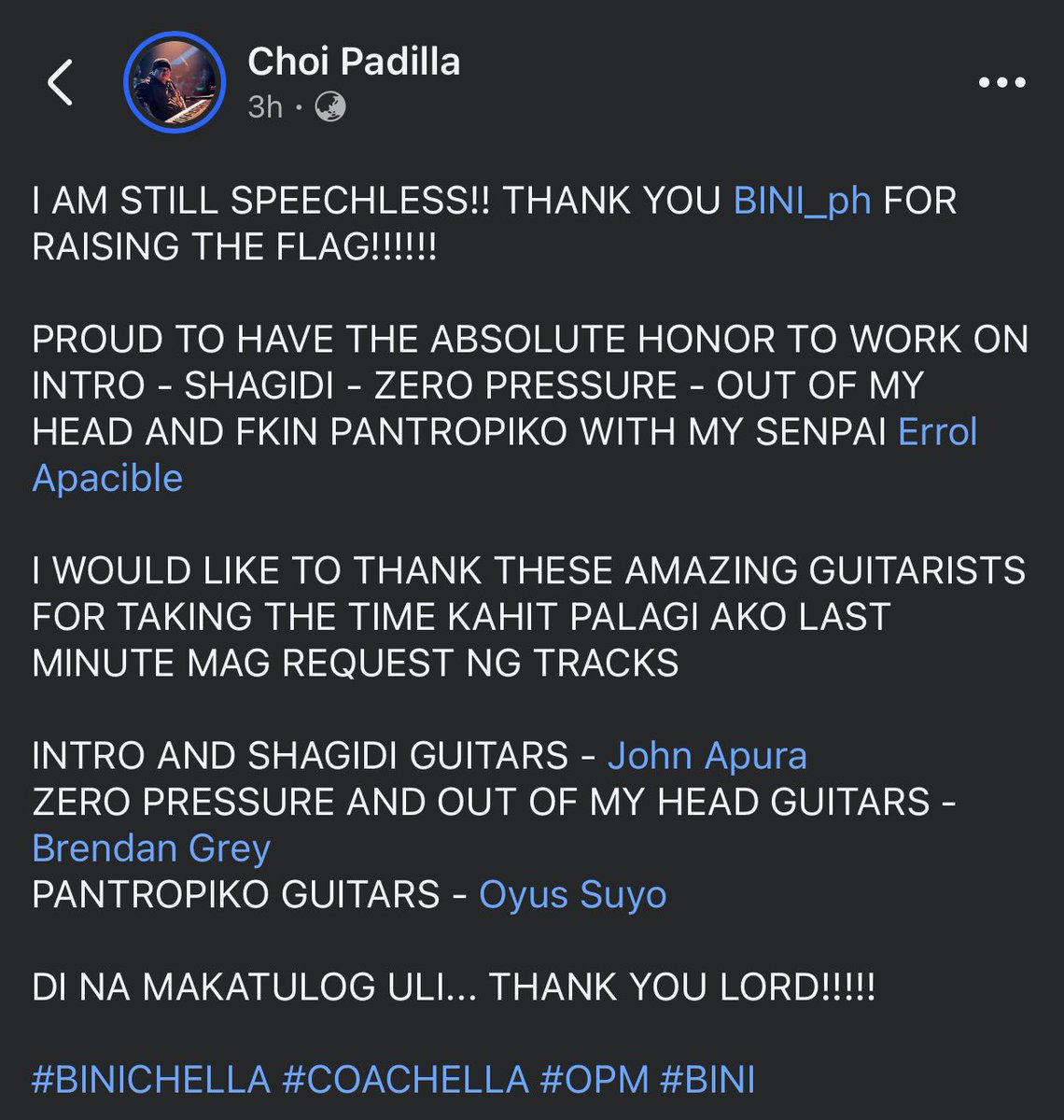 James Banaag tweet media