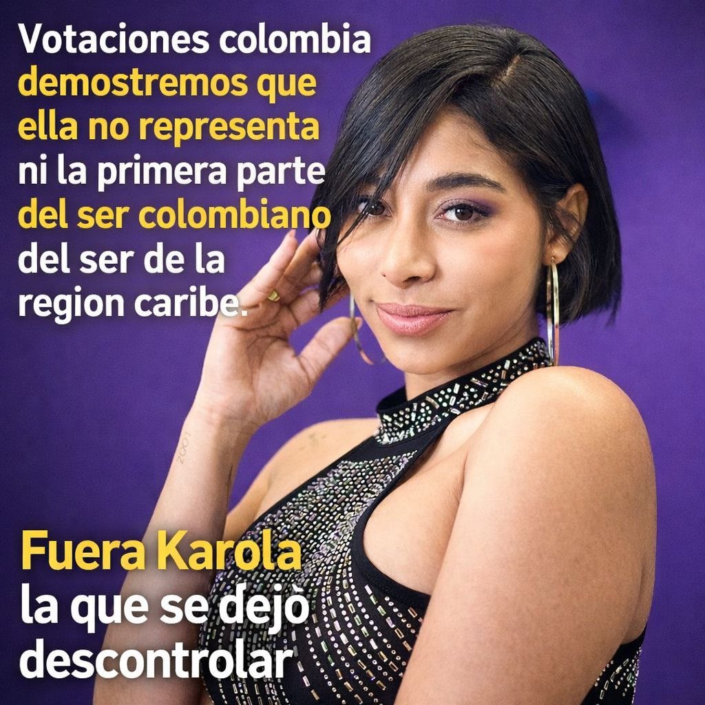 mujerdulce35's tweet photo. @CanalRCN SALIENDO KAROLA VULGAR INDESEABLE ! OBJETIVO NACIONAL! 🇨🇴 https://t.co/P3yY3OnYaN