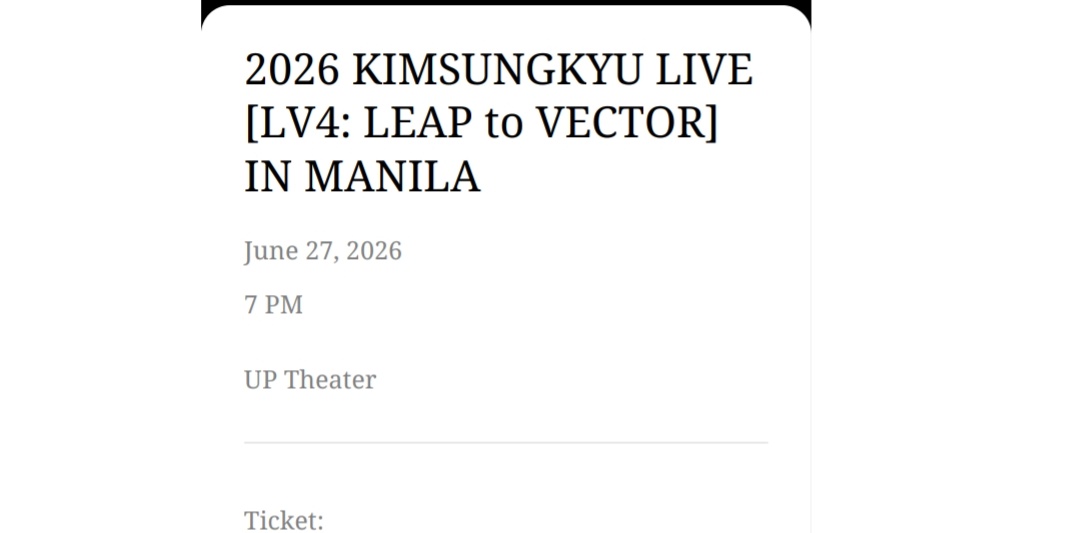At SUMAKSES ANG FERSON😭😭😭 OH MY GOD SEE YOU KIM SUNGKYU 😍😍😍

#김성규 #성규 #KIMSUNGKYU #LV4 #LeaptoVector
