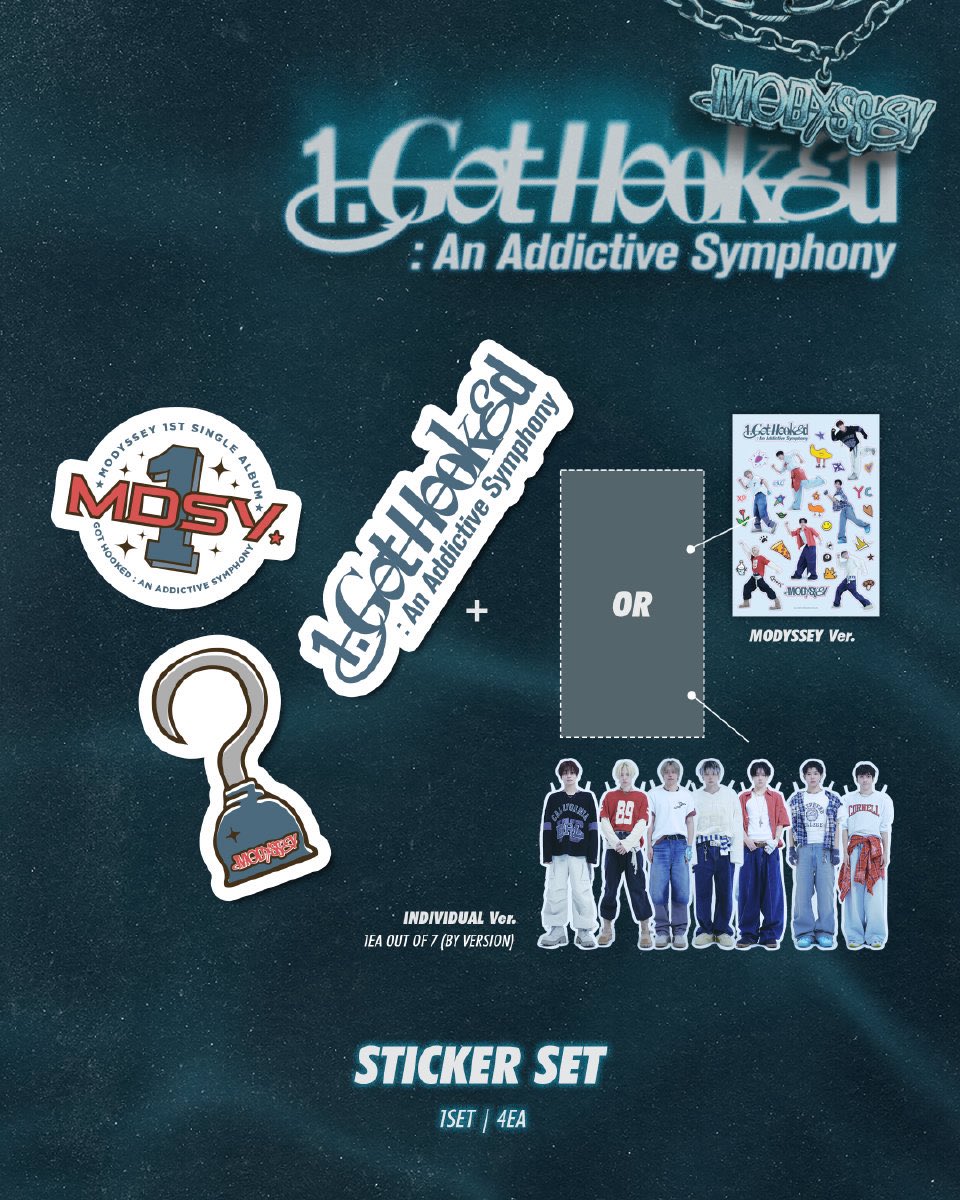 hlszxhy8's tweet image. 모디세이 &amp;lt;Got Hooked&amp;gt; #HOOK 앨범 프리뷰
역시 손에 든 게 CD디자인으로 들어가는 게 맞았네

#모디세이 #MODYSSEY #モディセイ