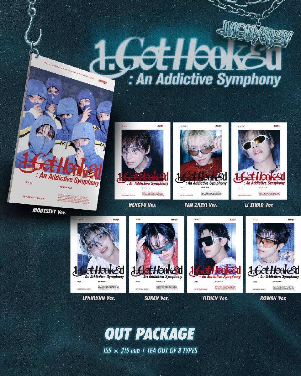 hlszxhy8's tweet image. 모디세이 &amp;lt;Got Hooked&amp;gt; #HOOK 앨범 프리뷰
역시 손에 든 게 CD디자인으로 들어가는 게 맞았네

#모디세이 #MODYSSEY #モディセイ